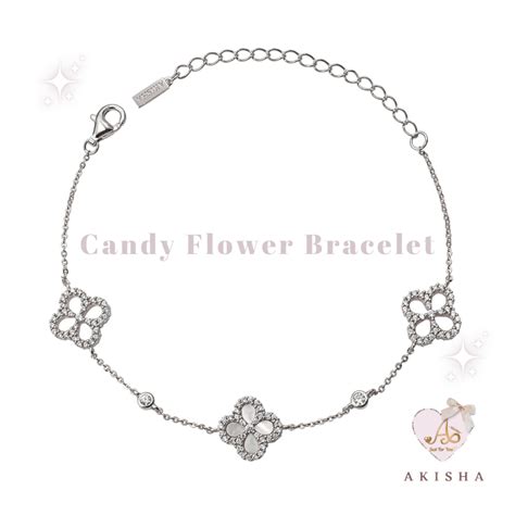 Candy Flower Bracelet | AKISHA（アキーシャ）|金アレ対応/サビない・変色なしアクセサリー