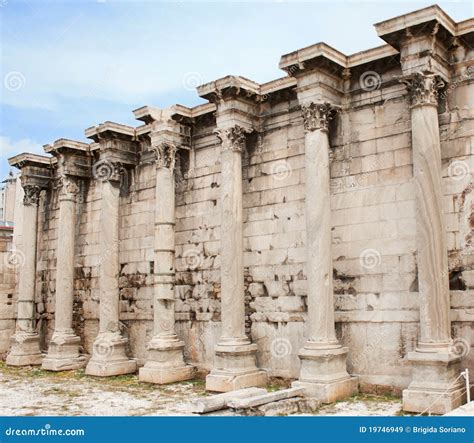 Hadrian S Library, Athens, Greece Stock Image - Image of athens, corinthian: 19746949
