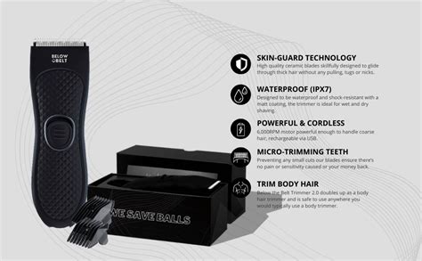 Below the Belt Male Trimmer 2.0 | Groin Hair Trimmer | Private Parts ...