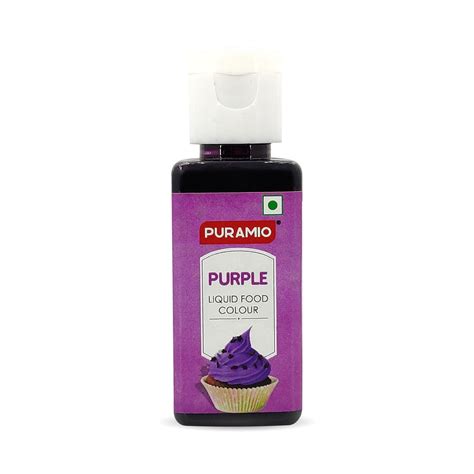 Puramio Liquid Food Colour - Purple – PURAMIO