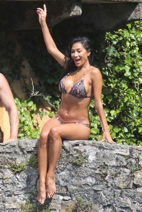 NICOLE SCHERZINGER in Bikini Jumping from a Bridge in Italy 07/3/2021 ...