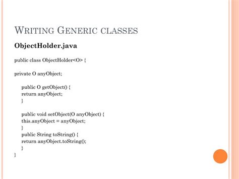 Generics 的图像结果