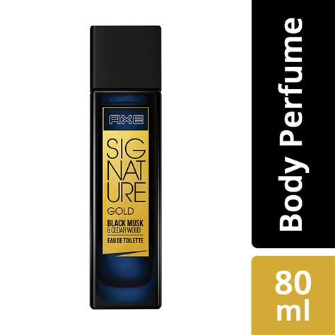 Axe Signature Gold Black Musk & Cedar Wood Perfume for Men, 80 ml Price ...