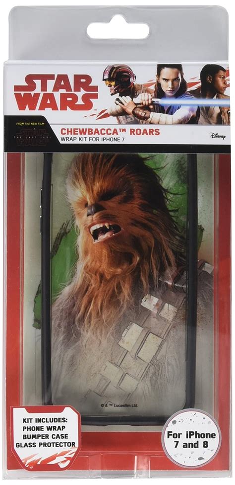 FanWraps Star Wars Chewbacca Roars for iPhone 7 & 8 Wrap Kit Action ...
