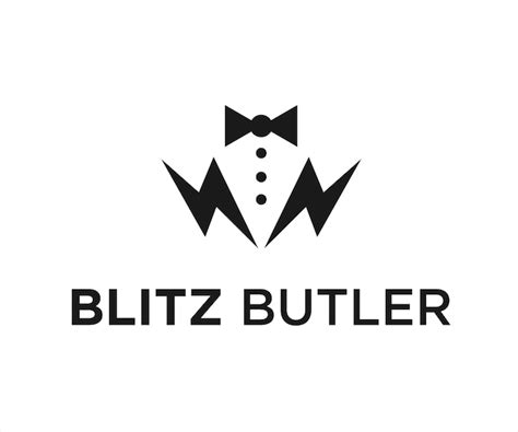 Elektrische Kellner-Logo-Design-Vektor-Illustration | Premium Vektor