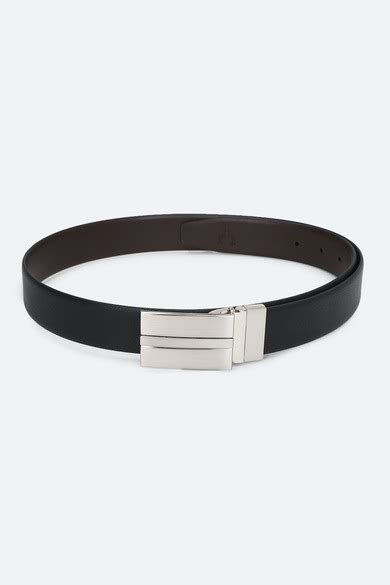 Buy Men Black Solid Formal Belt Online - 790790 | Allen Solly
