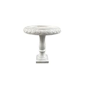 Kante RC01197A-C80091 Lightweight Traditional Flower Pattern Birdbath ...