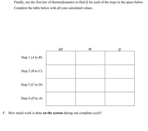 Image result for Thermodynamics Cycle Example Problem