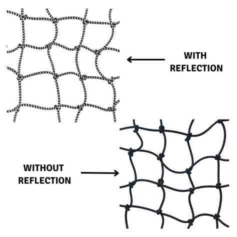 Reflective Flexi Hook Bungee Net - 15"x12" - Black | OutdoorTravelGear.com