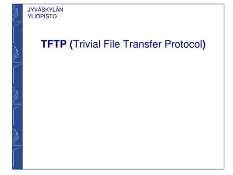Image result for Trivial File Transfer Protocol Screen