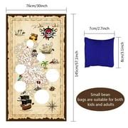 Buy Pirate Bean Bag Toss Game for Kids, Pirate Banner with 3 Bean Bags ...