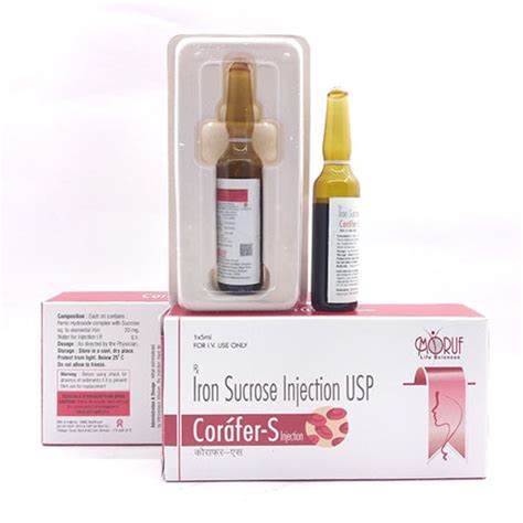 Corafer S - Iron Sucrose Injection USP - Arlak Biotech