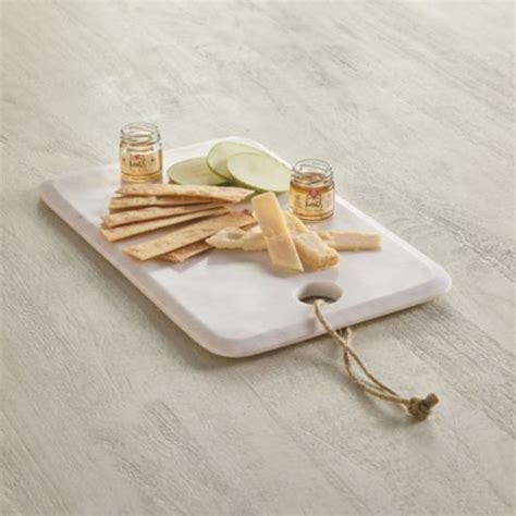 Kingston Marble Serving Board with Jute Twine Hanger for Entertaining ...
