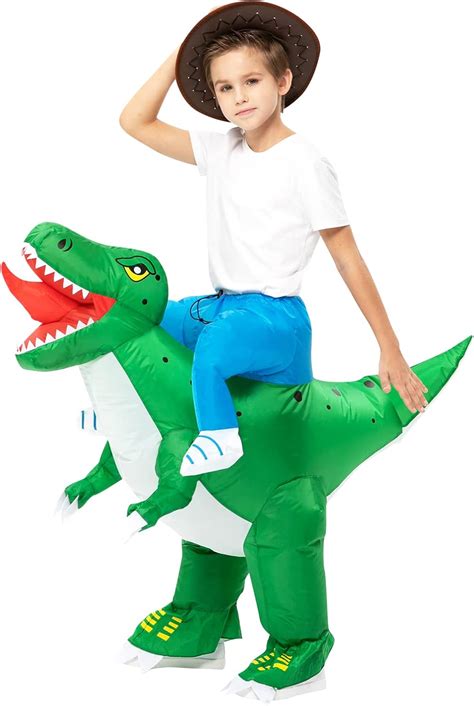 Buy Acekid Inflatable Dinosaur Costume For Kids, Blow Up Costumes For ...