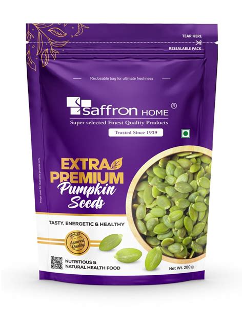 Saffron Home Extra Premium Pumpkin Seeds– SAI KRISHNA CONFECTIONERY PACKERS