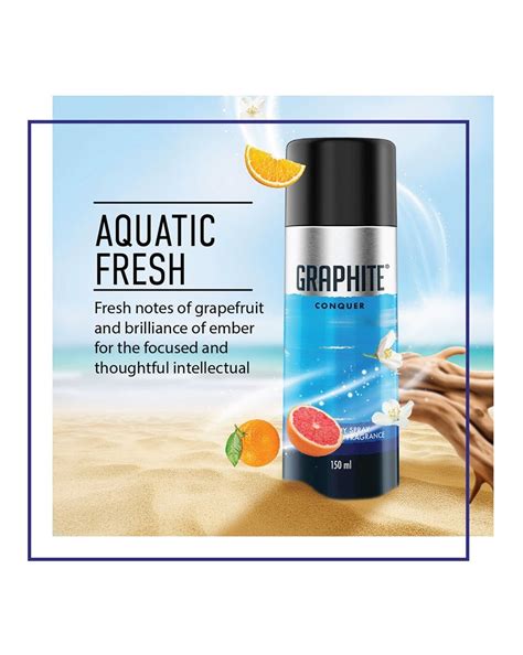 GRAPHITE Conquer Deodorant Body Spray 150 ml – Just Yuhi