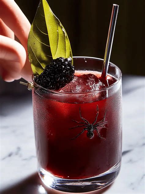 Transform Your Halloween with a Spooky Black Widow Cocktail – Sandra ...