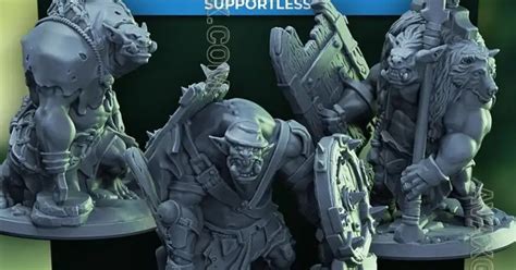 Arbiter Miniatures - Mighty Ogres October 2024 3D Model — Teletype