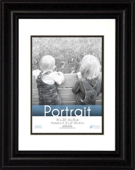 Timeless Frames 16x20 Inch Fits 12x16 Inch Photo Lauren Portrait Wall ...