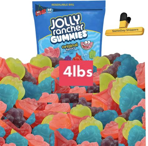 Amazon.com: KANDYRIFIK JOLLY RANCHER GUMMIES (4 LBS) | Jolly Rancher ...