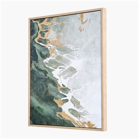 Buy Artistry Hazel Canvas Sea Waves Picture Frame - 42x52cm from Home ...