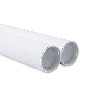 MagicWater Supply Mailing Tube 2 in x 9 in - White - 2 Pack - for ...