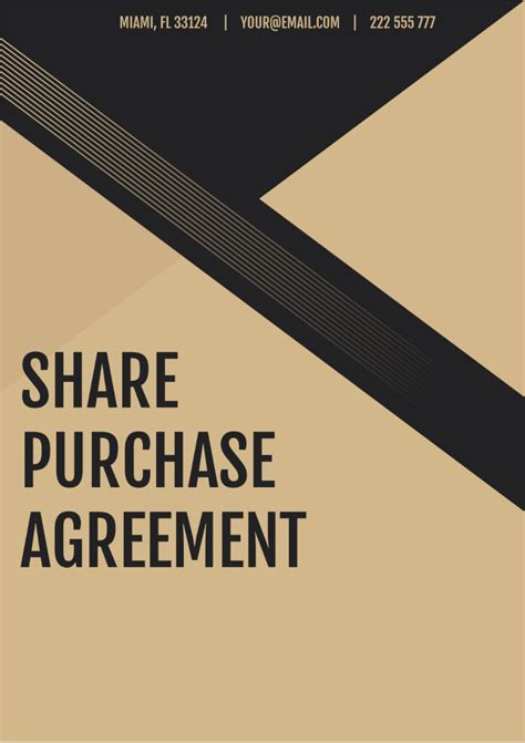 Share Purchase Agreement Template Uk - Ablebionics
