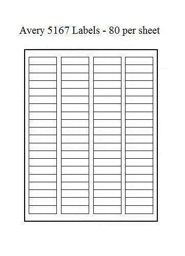 Avery 5167 Template | Printable AT A GLANCE