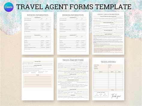 Travel Agency Forms at Luke Roderic blog