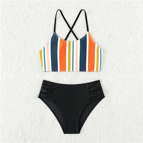 Teen Swimsuits Girls Swimsuit with Shorts Girls Two Pieces Swimsuit ...