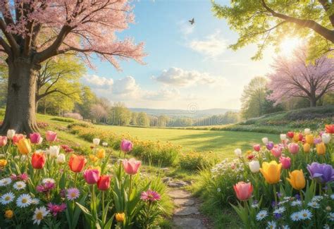 Image result for Scene Spring Trees