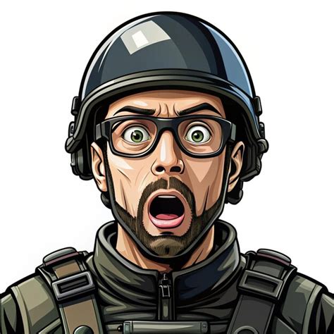 Amazed police man isolated on background | Premium AI-generated image