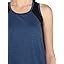 CHKOKKO Women Gym Tank Tops Sleeveless Sports Vest Blue Melange Navy L ...