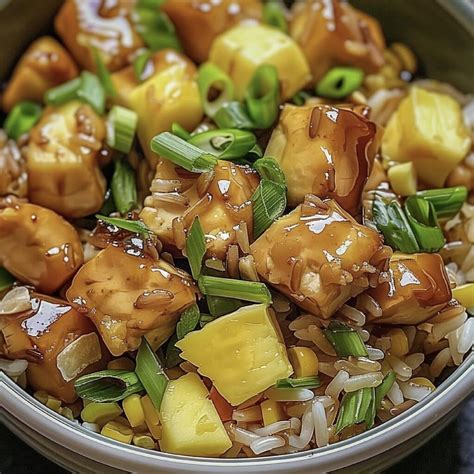 Pineapple Chicken and Rice - Easy Family Recipes