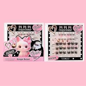 Buy Gege Bear Comic Version Glue Free Lashes | Self-Adhesive False ...