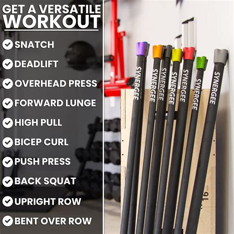 Synergee Weighted Workout Bars | Synergee Fitness USA