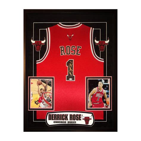Framed + Signed NBA Jersey // Derrick Rose - Legends Of Basketball ...