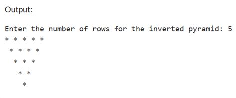 Full Pyramid Star Pattern Printing