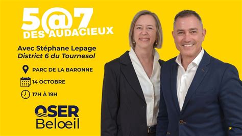 5@7 des audacieux avec Stéphane Lepage, Parc de la Baronne, Beloeil, 14 ...