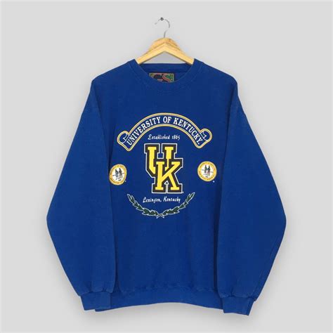 Vintage 90s University of Kentucky Blue Sweatshirt Medium University of ...