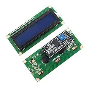 IIC/I2C/TWI LCD 1602 16x2 Serial Interface Adapter Module Blue ...