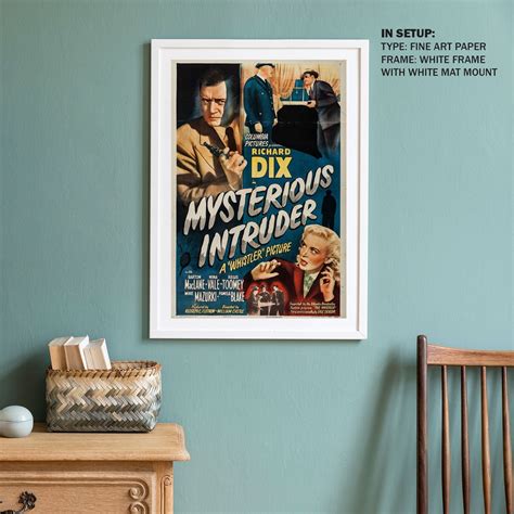 Mysterious Intruder Old Movie Poster: Buy Movie Posters Online ...