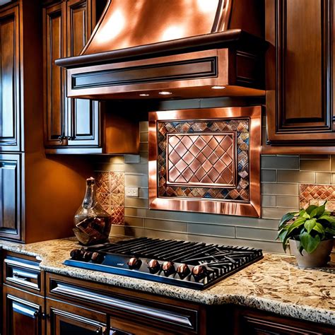 20 Unique Backsplash Copper Accent Ideas for Your Aesthetic Kitchen Space