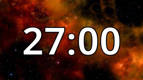 27 Minute Timer with Music | Abstract Timer - YouTube