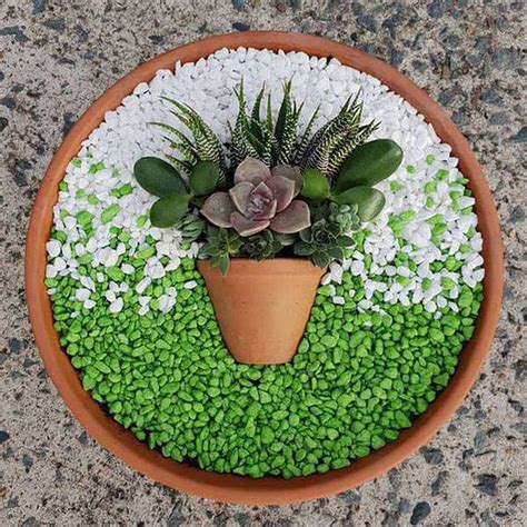 Buy Beautify Balcony Edges with White Pebbles online from Nurserylive ...