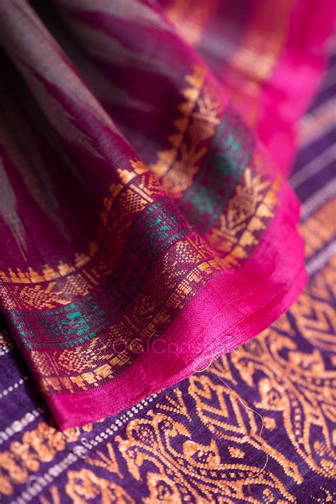 Narayani | Handwoven jala tussar silk saree | Ganga Yamuna border | Na ...