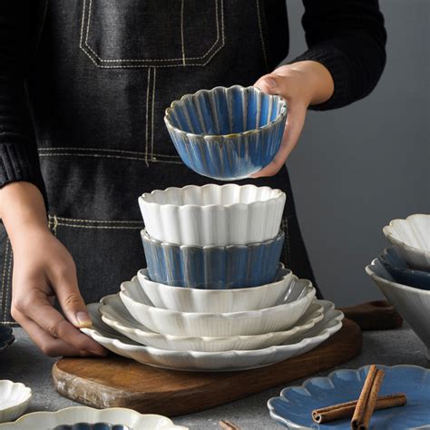 Ocean Ceramic Dessert Plate Blue 4 Inch