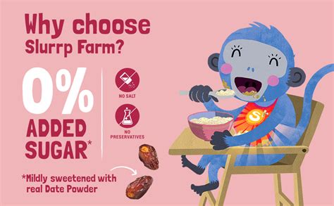 Slurrp Farm Cereal, Ragi, Rice and Strawberry with Milk, Instant ...