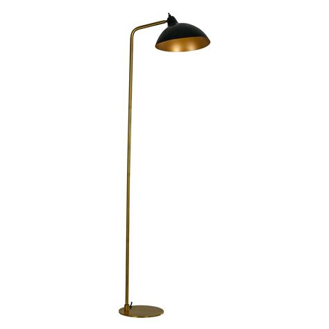 Dyberg Larsen Futura floor lamp brass/black | Lights.ie
