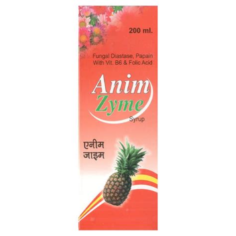 Anim Zyme Syrup Olive Remedies
